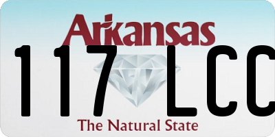AR license plate 117LCC