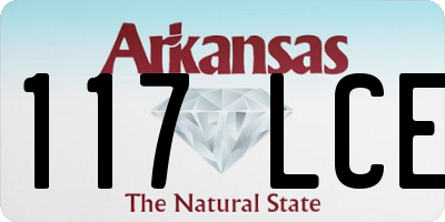 AR license plate 117LCE