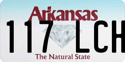AR license plate 117LCH