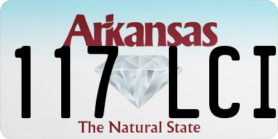 AR license plate 117LCI