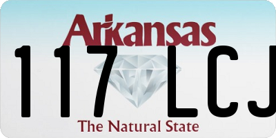 AR license plate 117LCJ