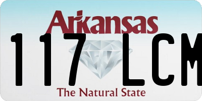 AR license plate 117LCM