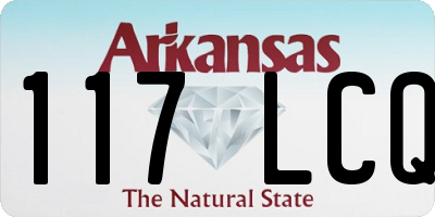 AR license plate 117LCQ