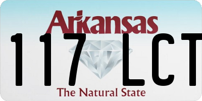 AR license plate 117LCT