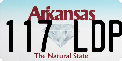 AR license plate 117LDP
