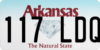 AR license plate 117LDQ