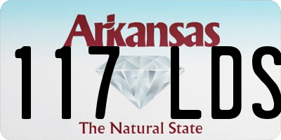 AR license plate 117LDS