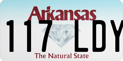 AR license plate 117LDY