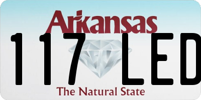 AR license plate 117LED