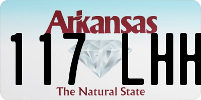 AR license plate 117LHH