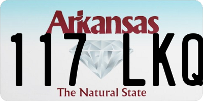 AR license plate 117LKQ