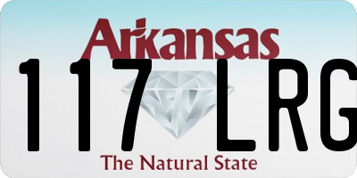 AR license plate 117LRG