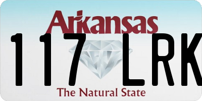 AR license plate 117LRK