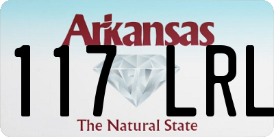 AR license plate 117LRL