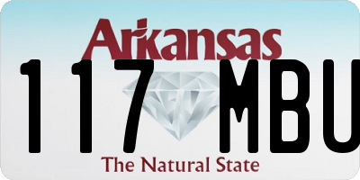 AR license plate 117MBU