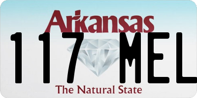 AR license plate 117MEL