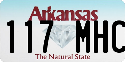 AR license plate 117MHC