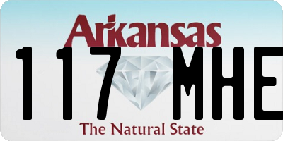 AR license plate 117MHE