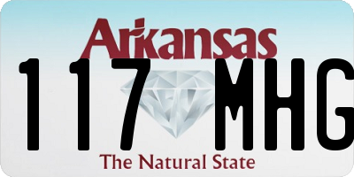 AR license plate 117MHG