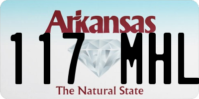AR license plate 117MHL