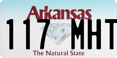 AR license plate 117MHT