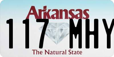 AR license plate 117MHY