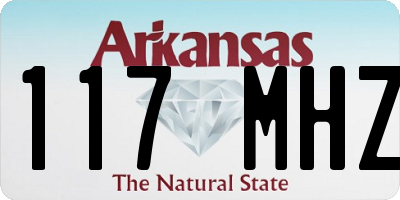 AR license plate 117MHZ