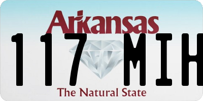 AR license plate 117MIH