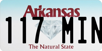 AR license plate 117MIN