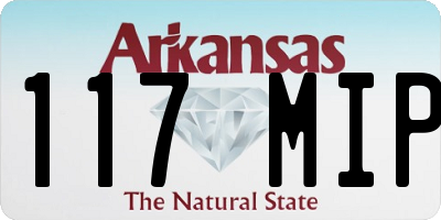 AR license plate 117MIP