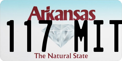 AR license plate 117MIT