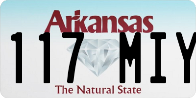 AR license plate 117MIY