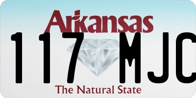 AR license plate 117MJC