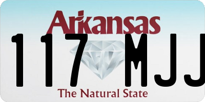 AR license plate 117MJJ