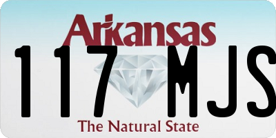 AR license plate 117MJS