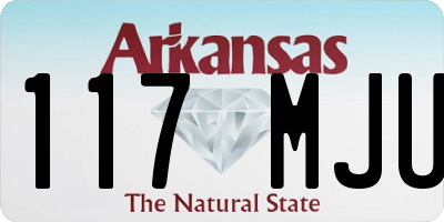 AR license plate 117MJU