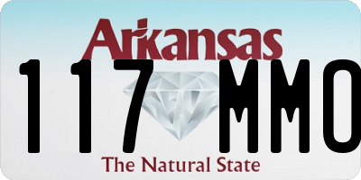 AR license plate 117MMO