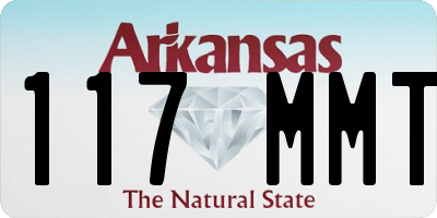 AR license plate 117MMT
