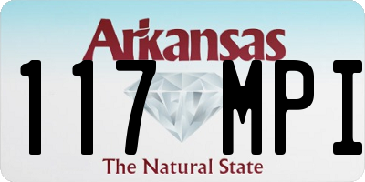 AR license plate 117MPI