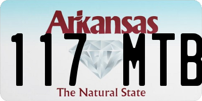 AR license plate 117MTB