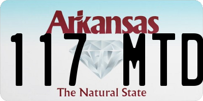 AR license plate 117MTD