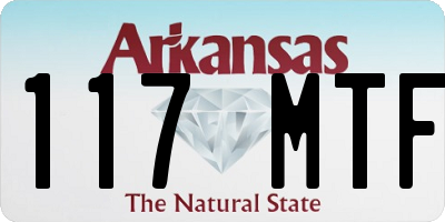 AR license plate 117MTF