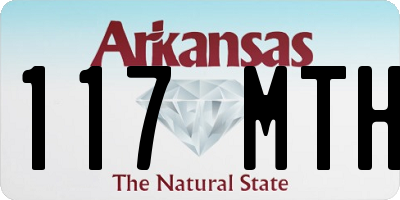 AR license plate 117MTH