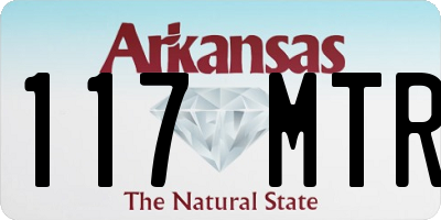 AR license plate 117MTR