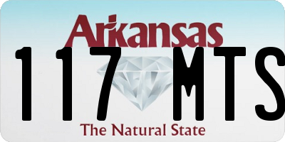 AR license plate 117MTS