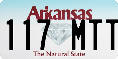 AR license plate 117MTT