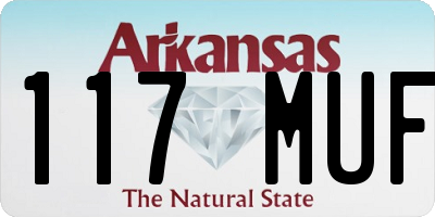 AR license plate 117MUF