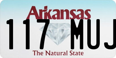 AR license plate 117MUJ