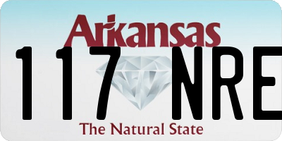 AR license plate 117NRE