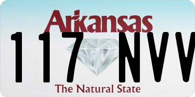 AR license plate 117NVV